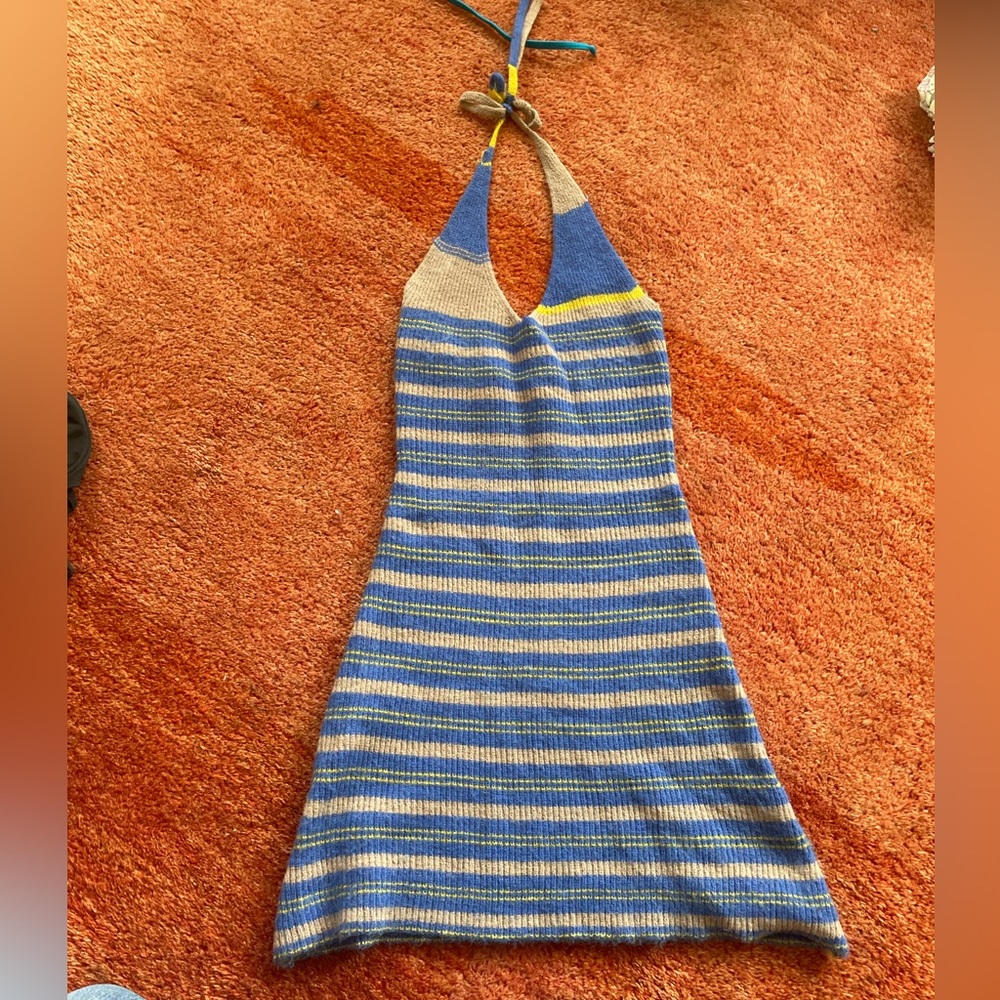 Peppermayo - Dancing Day Mini Dress - Blue Multi